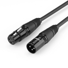 Ugreen AV130 66718 audio XLR (female) - XLR (male) cable for microphone / amplifier 3m - black