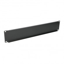 EXTRALINK 2U 19" Front Blank Panel for Cabinets, Black