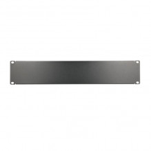 EXTRALINK 2U 19" Front Blank Panel for Cabinets, Black