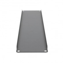 EXTRALINK 2U 19" Front Blank Panel for Cabinets, Black