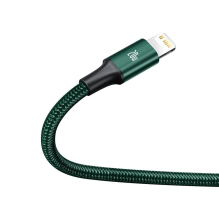 Baseus Rapid Series 3in1 USB-C - USB-C / Lightning / micro USB cable 20W PD 1.5m - green