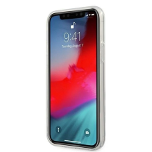 PO GRĄŽINIMO Guess GUHCP12L3D4GTR iPhone 12 Pro Max 6,7&quot; permatomo kieto dėklo 4G 3D raštų kolekcija