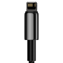 „Baseus Tungsten USB“ – žaibo kabelis 2,4 A 1 m juodas (CALWJ-01)