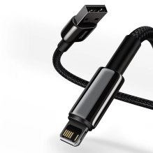 Baseus Tungsten USB - Lightning cable 2.4 A 1 m black (CALWJ-01)