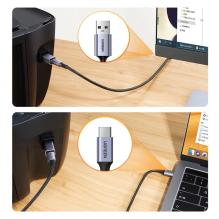 Ugreen adapteris USB Type C – USB Type B pilka (US382)