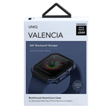 Uniq Valencia dėklas Apple Watch 4 / 5 / 6 / SE 40mm - mėlynas