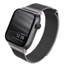 Uniq Dante Stainless Steel strap for Apple Watch 1 / 2 / 3 / 4 / 5 / 6 / 7 / 8 / SE / SE2 38 / 40 / 41mm - graphite