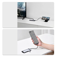 Baseus Metal Gleam Series 5-in-1 Multifunctional HUB USB Type C - USB Type C Power Delivery 100 W / HDMI 4K 30 Hz / 3x U