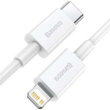 Baseus Superior Series USB-C / Lightning PD 20W 1 m cable - white