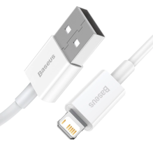 Baseus Superior USB - Lightning cable 2.4A 0.25 m White (CALYS-02)