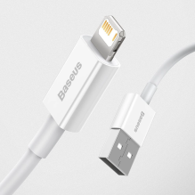 Baseus Superior USB - Lightning cable 2.4A 0.25 m White (CALYS-02)