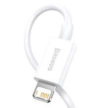 Baseus Superior USB - Lightning cable 2.4A 1.5 m White (CALYS-B02)