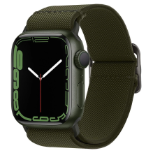 „Spigen Fit Lite“ dirželis, skirtas Apple Watch 4 / 5 / 6 / 7 / 8 / 9 / SE / Ultra (42 / 44 / 45 / 49 mm) – žalias