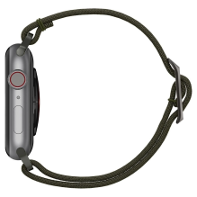 „Spigen Fit Lite“ dirželis, skirtas Apple Watch 4 / 5 / 6 / 7 / 8 / 9 / SE / Ultra (42 / 44 / 45 / 49 mm) – žalias