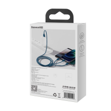 Baseus Superior 3in1 USB cable - Lightning / USB Type C / micro USB 3.5 A 1.5 m blue (CAMLTYS-03)