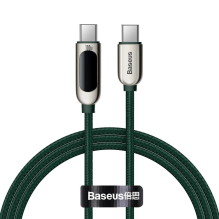 Baseus CATSK-B06 USB-C - USB-C PD cable 100W 5A 480Mb / s 1m - green