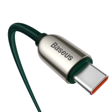 Baseus CATSK-B06 USB-C - USB-C PD cable 100W 5A 480Mb / s 1m - green