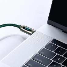 Baseus CATSK-B06 USB-C - USB-C PD cable 100W 5A 480Mb / s 1m - green