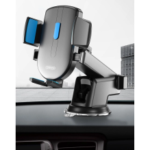 Joyroom car phone holder with telescopic extendable arm for dashboard and window black (JR-OK3)