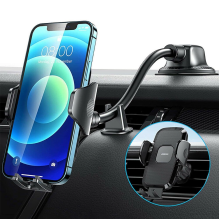 Joyroom Car Phone Holder with Flexible Arm for Dashboard Window Black (JR-ZS259)