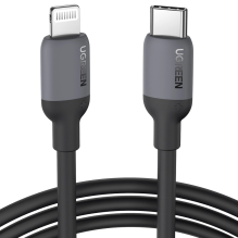 Ugreen US387 Lightning - USB-C MFI PD cable 20W 480Mb / s 1m - black