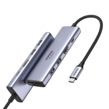 Ugreen 6in1 Multifunctional USB Type C HUB - 2x USB 3.2 Gen 1 / HDMI 4K 60Hz / SD and TF Card Reader / USB Type C PD 100