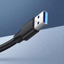 GRĄŽINANT Ugreen kabelio ilgintuvo adapteris USB 3.0 (moteris) - USB 3.0 (vyriškas) 3 m juodas (US129 30127)