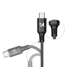 Wozinsky kabelis USB - USB Type C 2,4A 1m juodas (WUC-C1B)