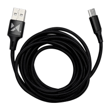 Wozinsky cable USB - USB Type C 2,4A 1m black (WUC-C1B)