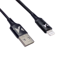 Wozinsky kabelis USB - Lightning 2,4A 1m juodas (WUC-L1B)