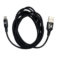 Wozinsky kabelis USB - Lightning 2,4A 1m juodas (WUC-L1B)