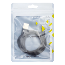 Wozinsky kabelis USB - Lightning 2,4A 1m juodas (WUC-L1B)