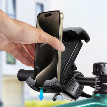 Ugreen universal bike phone holder for bicycle motorcycle handlebar black (LP494 black)