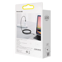 Baseus CATYS-B01 USB-C - USB-C PD QC FCP cable 100W 5A 480Mb / s 1m - black