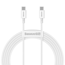 Baseus CATYS-C02 USB-C - USB-C PD QC FCP cable 100W 5A 2m - white