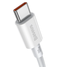 Baseus CATYS-C02 USB-C - USB-C PD QC FCP cable 100W 5A 2m - white