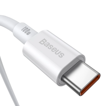 Baseus CATYS-C02 USB-C - USB-C PD QC FCP cable 100W 5A 2m - white