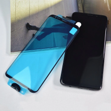 3D Edge Nano Flexi Glass hibridinė viso ekrano apsauga su rėmeliu, skirta Samsung Galaxy S21+ 5G (S21 Plus 5G) juoda