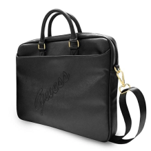 Guess Saffiano Script bag for a 16&quot; laptop - black