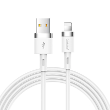 Joyroom Liquid Silicone Data Cable N2 USB-A / Lightning 2.4A 1.2m - White