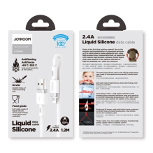 Joyroom Liquid Silicone Data Cable N2 USB-A / Lightning 2.4A 1.2m - White