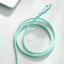 Joyroom Liquid Silicone Data Cable N2 USB-A / USB-C 2.4A 1.2 m - white