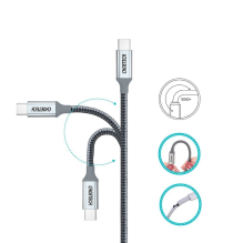 Choetech XCC-1002-GY USB-C - USB-C PD QC cable 100W 5A 480Mb / s 1.8m - gray