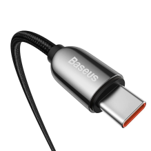 Baseus CATSK-C01 USB-C - USB-C PD QC cable 100W 5A 480Mb / s 2m - black