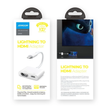 Joyroom S-H141 Lightning (male) - HDMI FullHD 1080p 60Hz (female) / Lightning (female) adapter - white