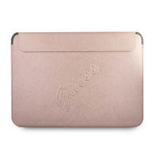 Guess Saffiano Script cover for a 13&quot; laptop - pink