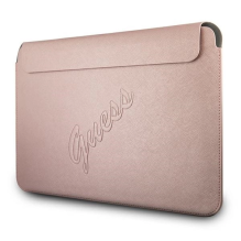 Guess Saffiano Script cover for a 13&quot; laptop - pink