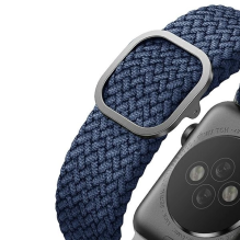 Uniq Aspen Braided Strap for Apple Watch 1 / 2 / 3 / 4 / 5 / 6 / 7 / 8 / SE / SE2 40 / 38 / 41mm - Blue