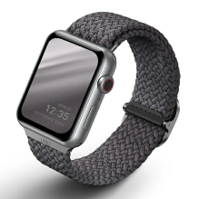 Uniq Aspen Braided Strap for Apple Watch 1 / 2 / 3 / 4 / 5 / 6 / 7 / 8 / SE / SE2 40 / 38 / 41mm - Gray