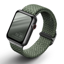 Uniq Aspen Braided strap for Apple Watch 1 / 2 / 3 / 4 / 5 / 6 / 7 / 8 / SE / SE2 40 / 38 / 41mm - green